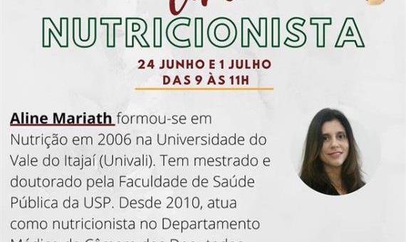 Live com a nutricionista Aline Mariath